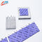 China manufacturer Thermal Conductive Pad 3w Adhesive 2mmT 35 Shore Silicone Thermal Pad -50 to 200℃ for Led Light