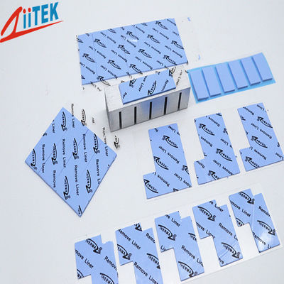 BLAUE thermisch Silikonauflage des Gap-Filler-3.2W/m-K mit 40 SHORE00, Tem: -50 zu 200℃