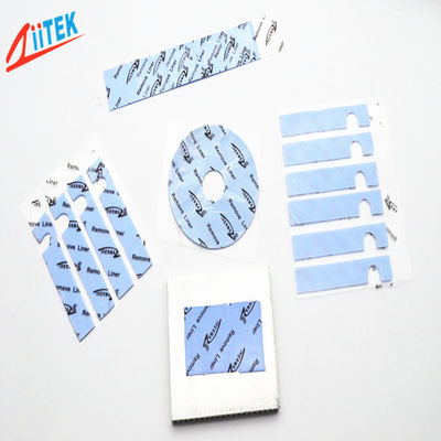 ultra weiches natually klebriges 2,0 Silikonkautschukblatt -40 W/mK blaues thermisches Gap-Filler-TIF100-20-05U zu 160℃