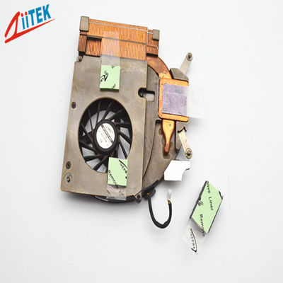 Green Compressible Thermal Conductive Pad With Ceramic Filled Silicone Rubber 1.5W/MK For AI Processors Cooling