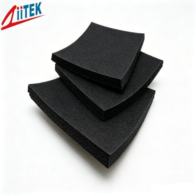 Hochtemperaturbeständiges schwarzes Silikonschaummaterial für Kommunikationsgeräte